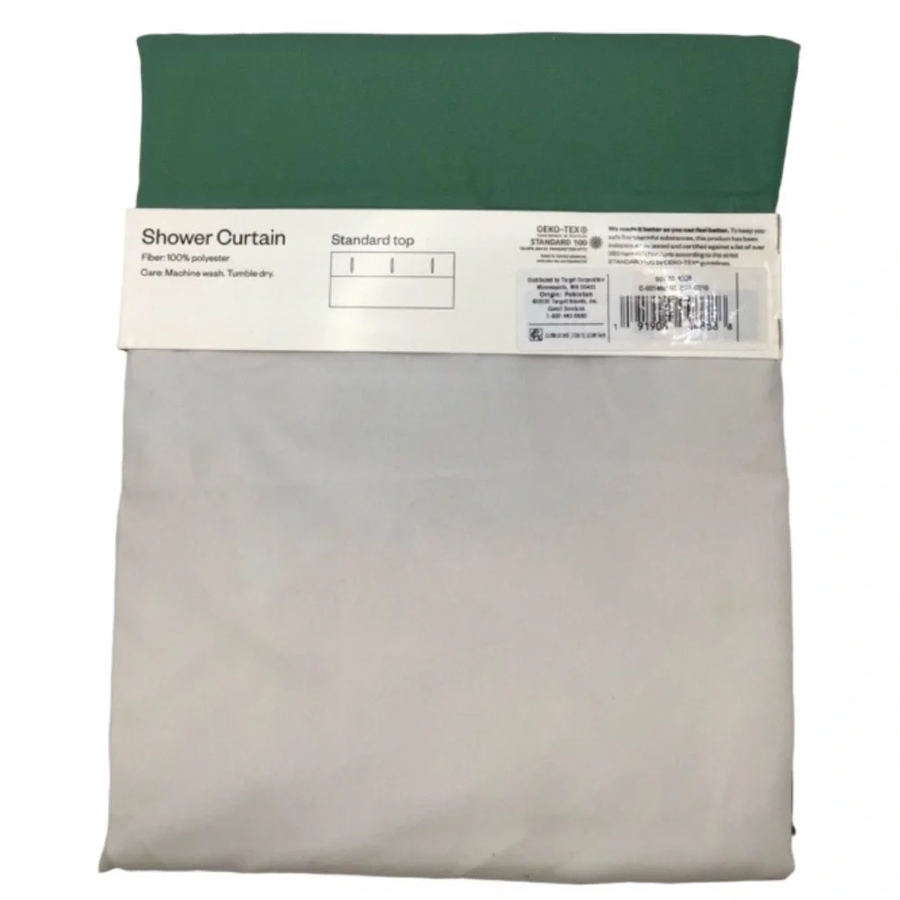 Room Essentials Microfiber Large Colorblock Shower Curtain (NWT)